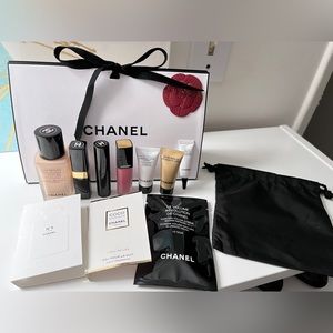 Chanel lipstick perfume skincare mascara